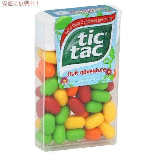 ティックタック　フルーツアドベンチャー / Tic Tac Fruit Adventure 1oz（29g）1個 1
