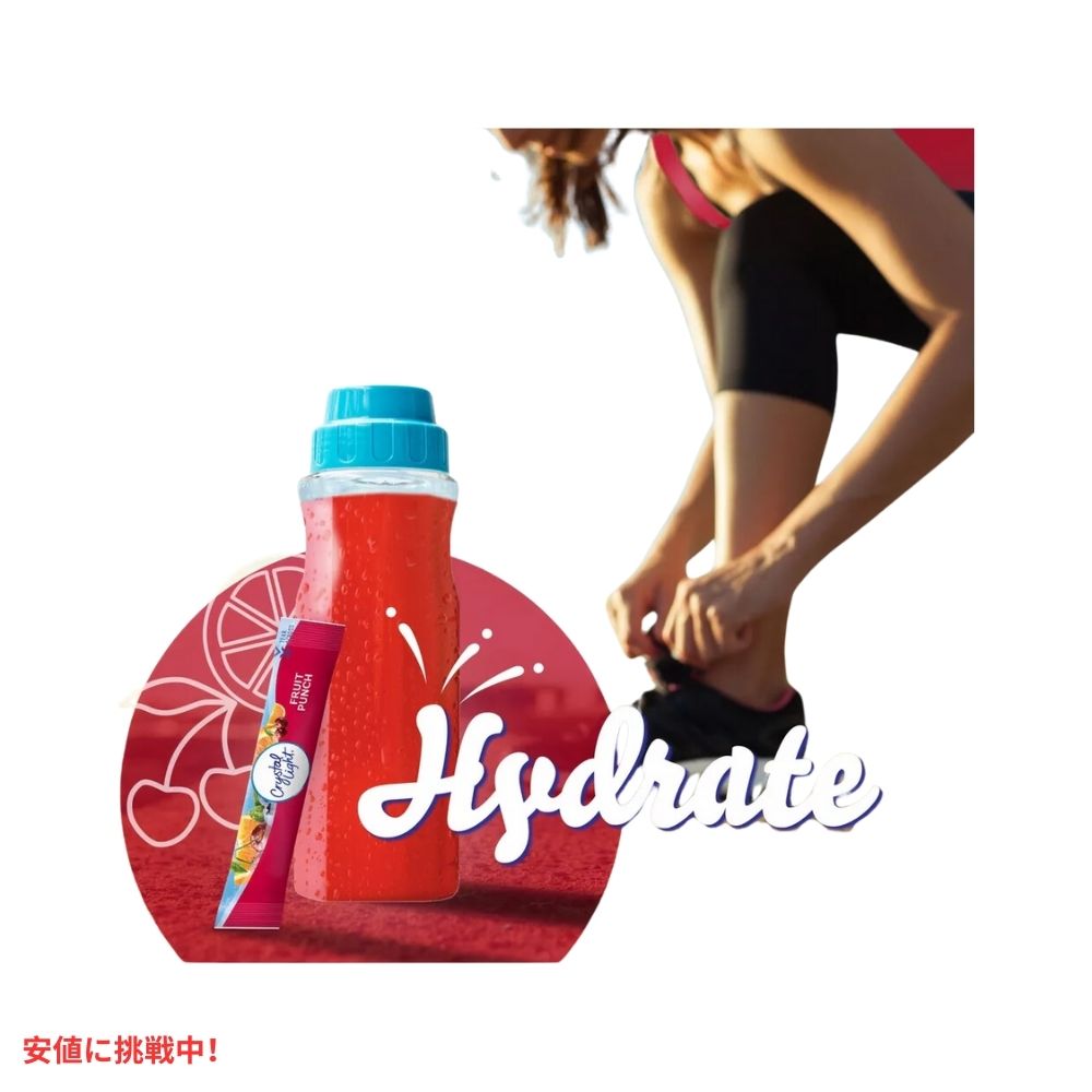 クリスタルライト Crystal Light オンザゴー フルーツパンチ ドリンクミックス 0.09オンス/10本入り On-the-Go Fruit Punch Drink Mix 0.09oz/10pk 4