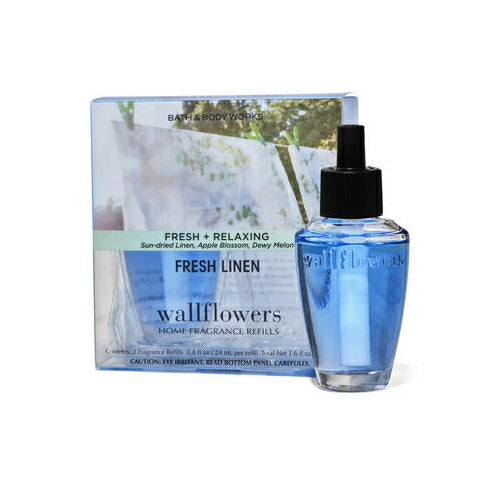 Bath&Body Works フレッシュリネン ウォールフラワーレフィル2本セット FRESH LINEN 1