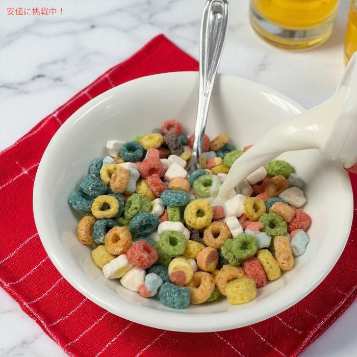 Kellogg's Froot Loops 470g ×1箱　ケロッグ フルーツループ　ホールグレイン・シリアル 3