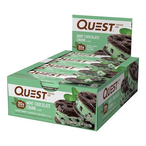 クエストバー プロテインバー ミントチョコレート 12本入り/ Quest Bar Protein Bar Mint Chocolate Flavor 12ct 2