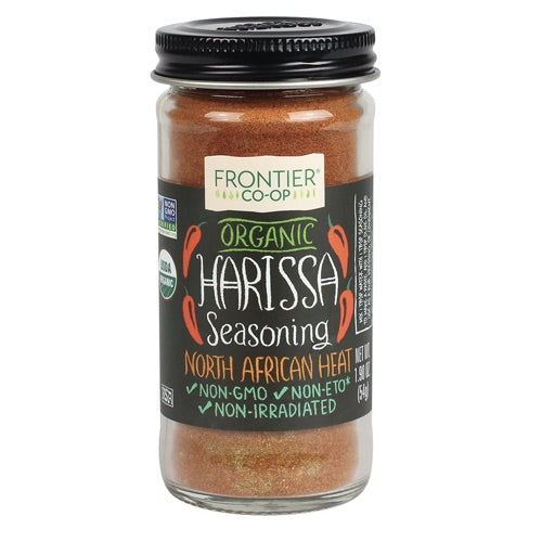 北アフリカ生まれの辛い調味料 ハリッサ オーガニック シーズニング 調味料 54g　Frontier Organic Seasoning, Harissa, 1.9 Ounce 1