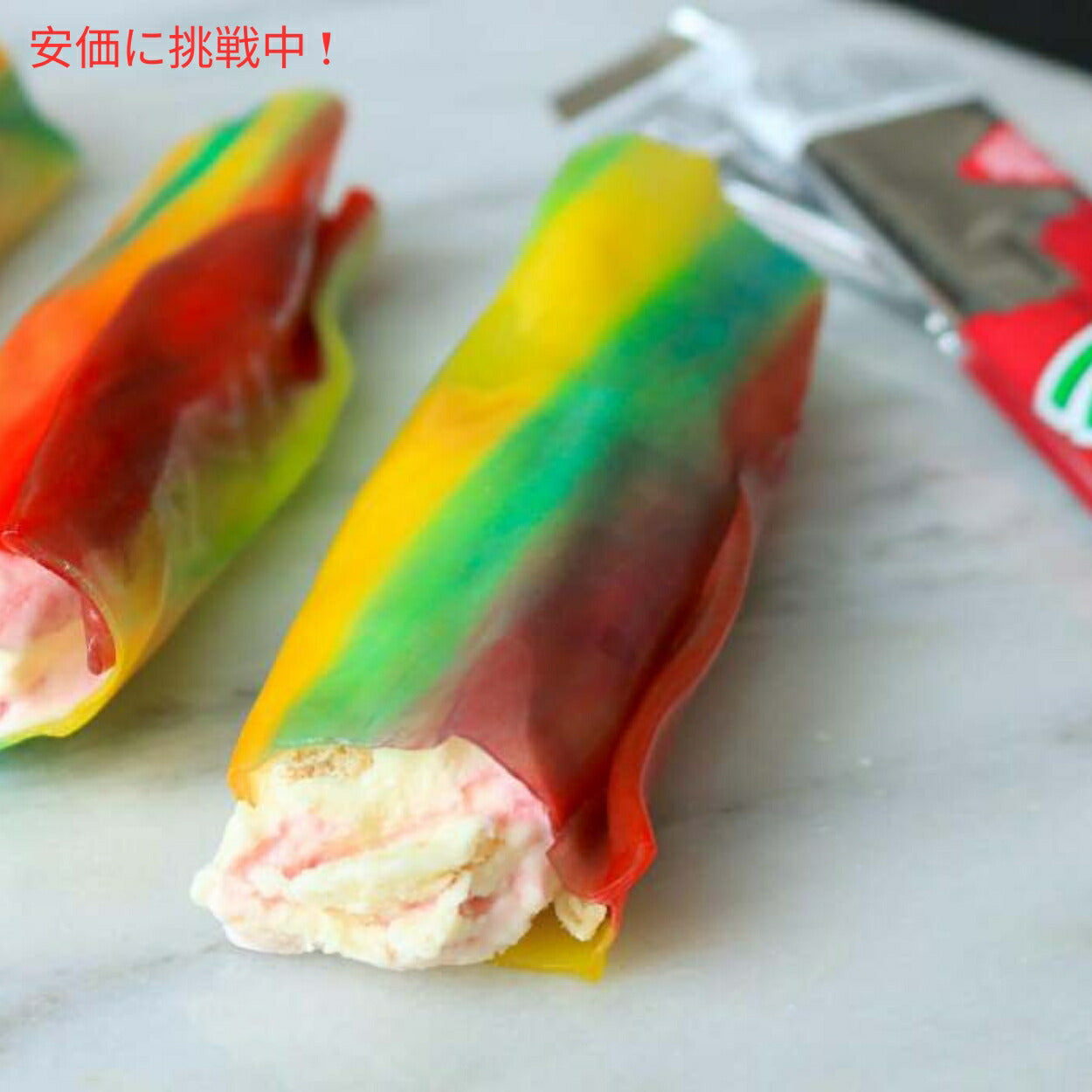Betty Crocker ベティクロッカー フルーツ ロールアップ [トロピカルタイダイ] Fruit Roll Ups Tropical Tie-Dye 10個入り アメリカンスナック 4