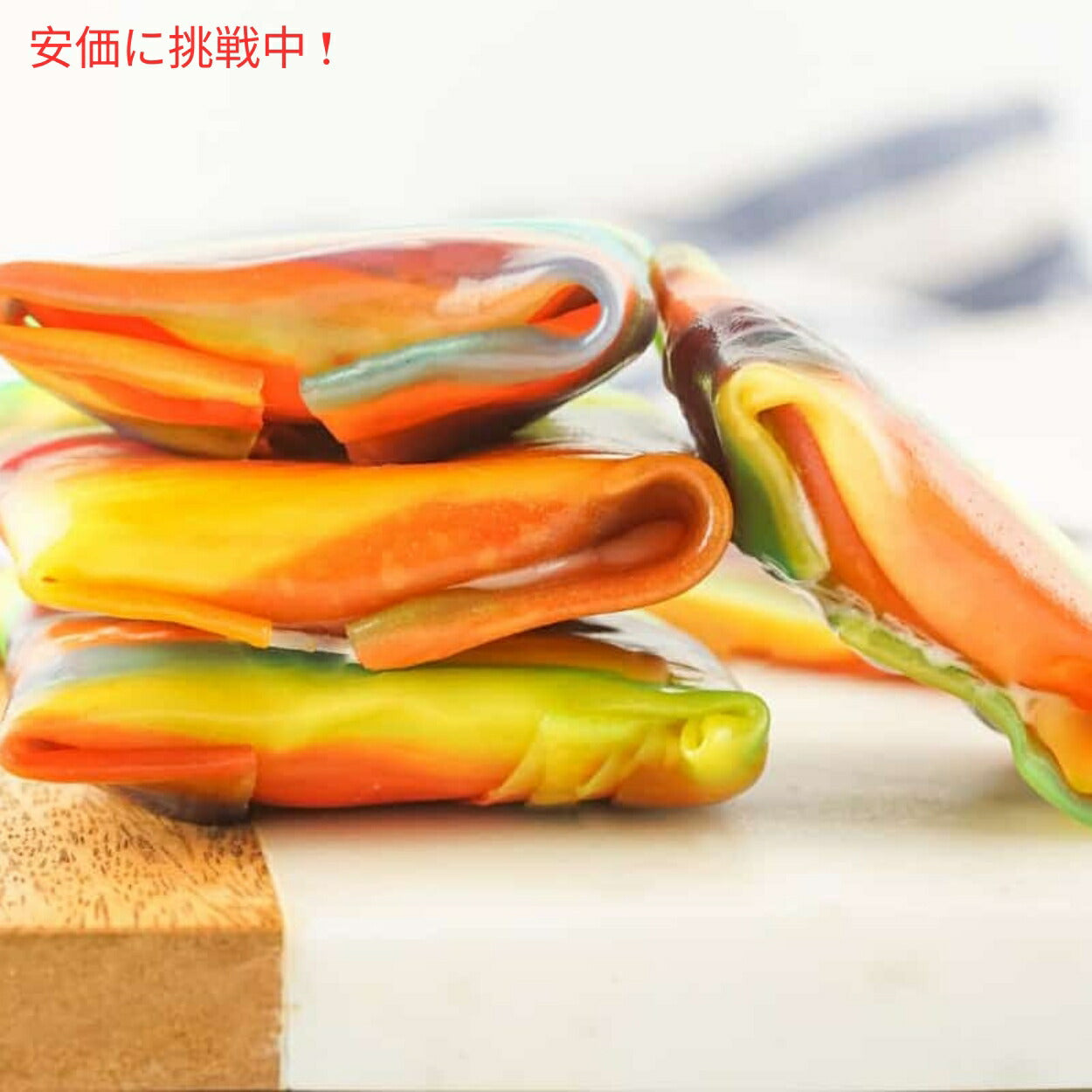 Betty Crocker ベティクロッカー フルーツ ロールアップ [トロピカルタイダイ] Fruit Roll Ups Tropical Tie-Dye 10個入り アメリカンスナック 5