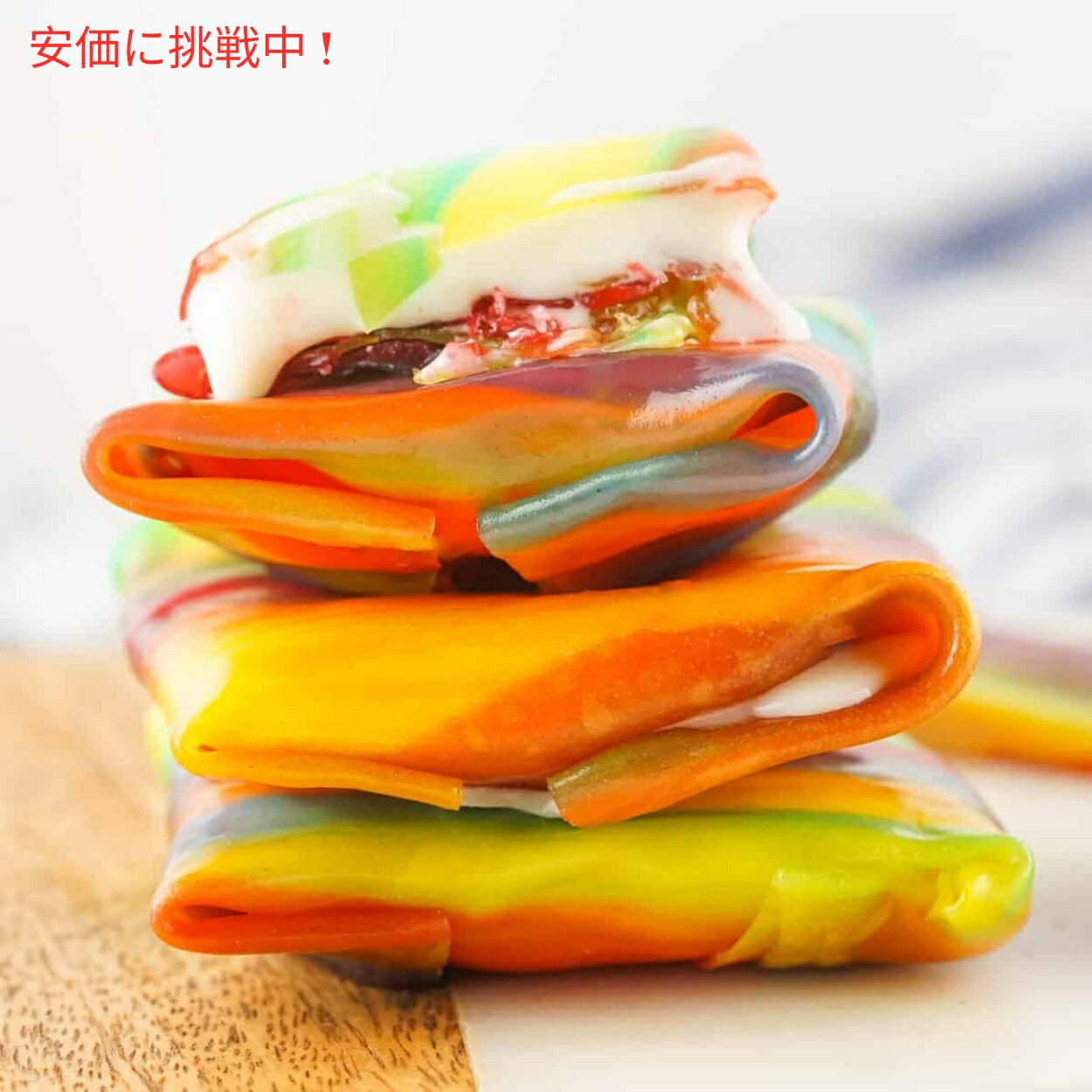 Betty Crocker ベティクロッカー フルーツ ロールアップ [トロピカルタイダイ] Fruit Roll Ups Tropical Tie-Dye 10個入り アメリカンスナック 6