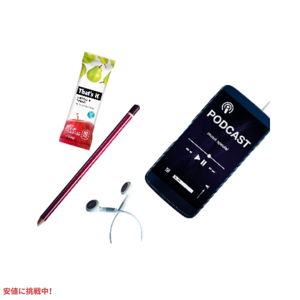 That's it ザッツイット （それだけ）りんご＋洋梨 100％ フルーツバー 35g 12本入り Apples+Pear 100% Natural Real Fruit Bar 35g/12ct 5