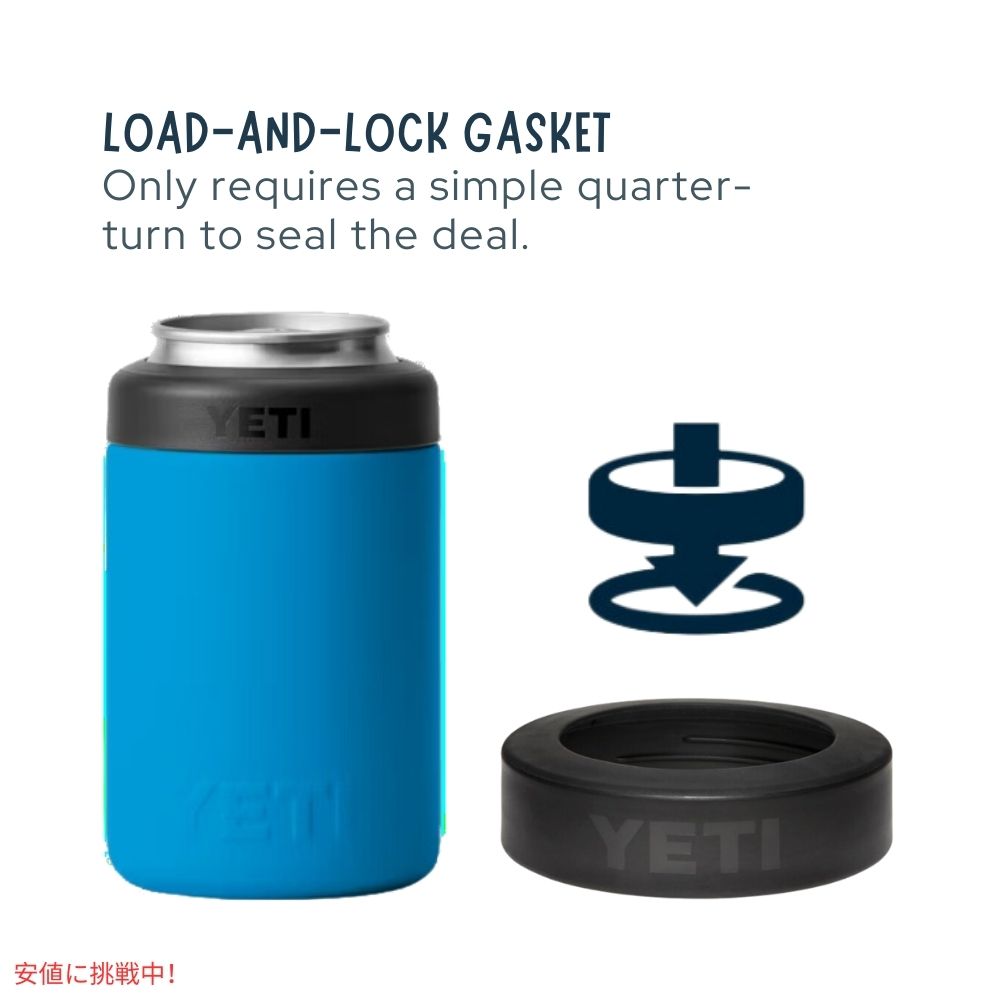 YETI イエティ ランブラー 12oz コルスターキャンクーラー ビッグウェーブブルー Rambler 12oz  Colster Can Cooler Big Wave Blue 2