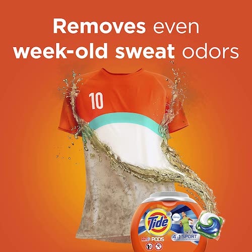 【送料無料】Tide タイド ポッド + ファブリーズ スポーツ ジェルボール 73個入り 4in1 洗剤 ランドリー スポーツ衣類用 洗濯洗剤 強力洗浄 Tide Pods Febreze 4