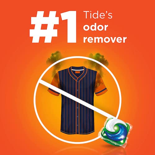 【送料無料】Tide タイド ポッド + ファブリーズ スポーツ ジェルボール 73個入り 4in1 洗剤 ランドリー スポーツ衣類用 洗濯洗剤 強力洗浄 Tide Pods Febreze 5