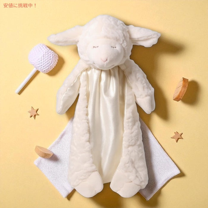 ガンド GUND ハギーバディ ぬいぐるみ付きブランケット [ホワイト・ベビーウィンキーラム]  約38cm（15インチ） 4