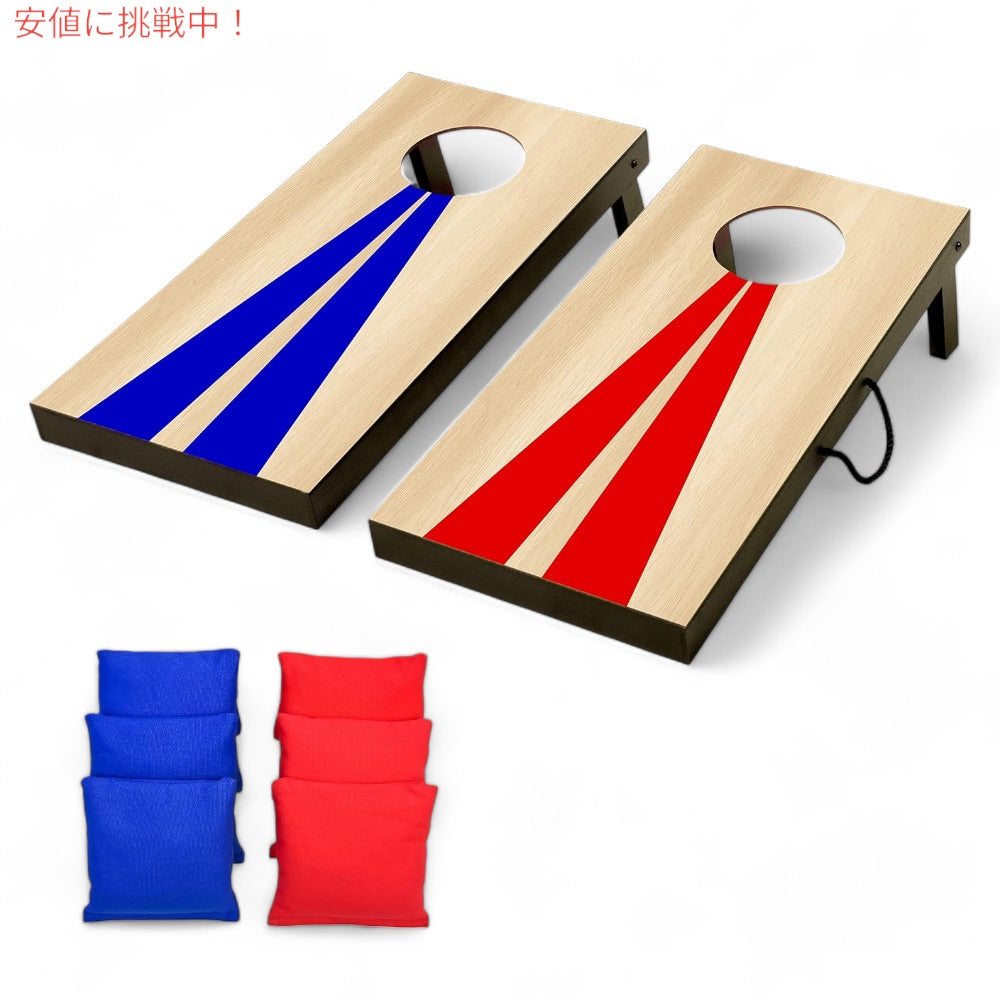 ポータブルコーンホールゲームセット GoSports 収納ケース付き Portable Size Cornhole Game Set 1
