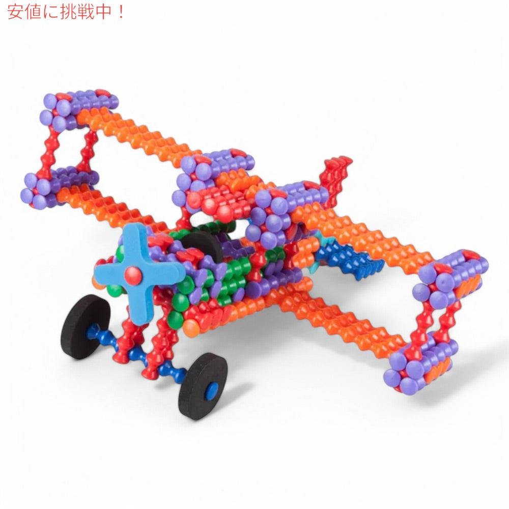 ポピュラープレイシングス Popular Playthings プレイスティック スーパー セット ビルディング 400ピース おもちゃ ブロック Playstix 400-Piece Super Set 6