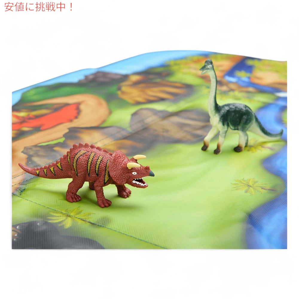 Neat-Oh 恐竜プレイマット(両面プリント) 恐竜のフィギュア付き A1342X5 おもちゃ Dinosaur Prehistoric World 2-Sided Playmat 5