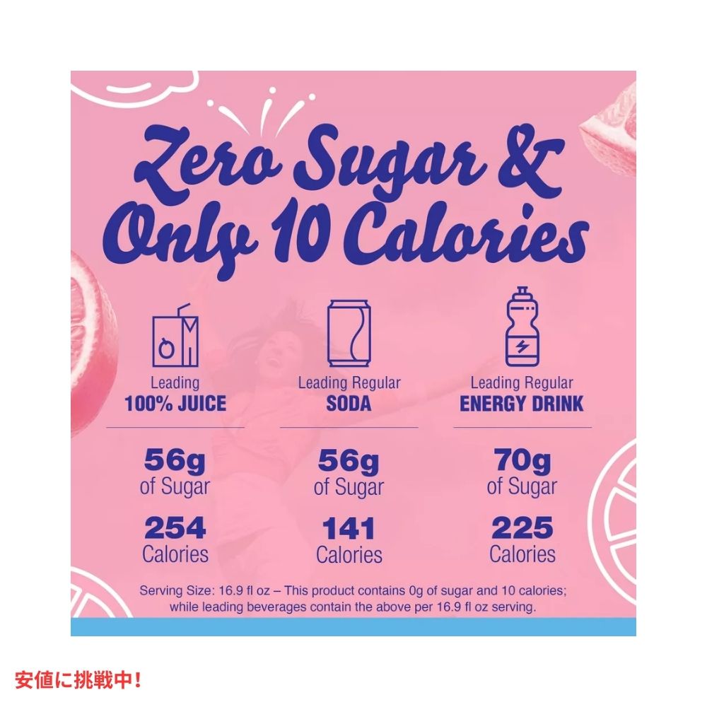 クリスタルライト Crystal Light オンザゴーピンクレモネード ドリンクミックス 0.13オンス/10本入り Pink Lemonade Drink Mix 0.13oz/10pk 2