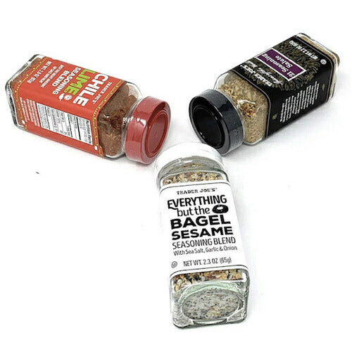 Trader Joe's トレーダー ジョーズ シーズニング スパイス 3点 バラエティ セット (チリ ライム、 エブリシング バット ザ ベーグル、 21 シーズニング サルート) Variety Seasoning Blend 調味料 1