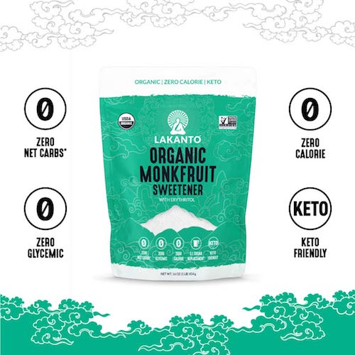 ラカント モンクフルーツ オーガニック甘味料 Lakanto, Organic Monkfruit Sweetener, 16 oz (454 g) 4