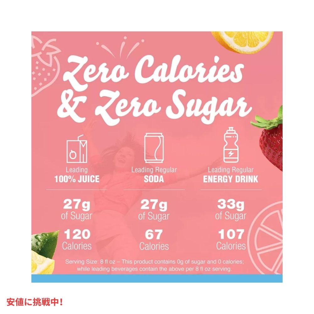 クリスタルライト Crystal Light リキッド ストロベリーレモネード ドリンクミックス 1.62オンス Liquid Strawberry Lemonade Drink Mix 1.62 fl oz Bottle 2