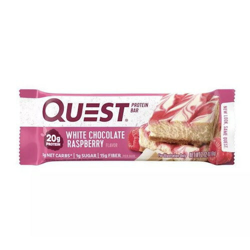クエストバー プロテインバー  ホワイトチョコレートラズベリー 12本入り/ Quest Protein Bar White Chocolate Raspberry 12ct 2