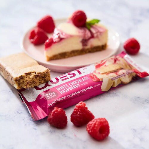 クエストバー プロテインバー  ホワイトチョコレートラズベリー 12本入り/ Quest Protein Bar White Chocolate Raspberry 12ct 3