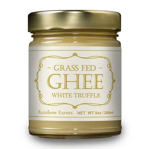 白トリュフ ギーバター266ml ホワイトトリュフ トリュフバター トリュフオイル グラスフェッド  ギーバター ギーオイル White Truffle Ghee Butter レインボーファームズ Rainbow Farms 1