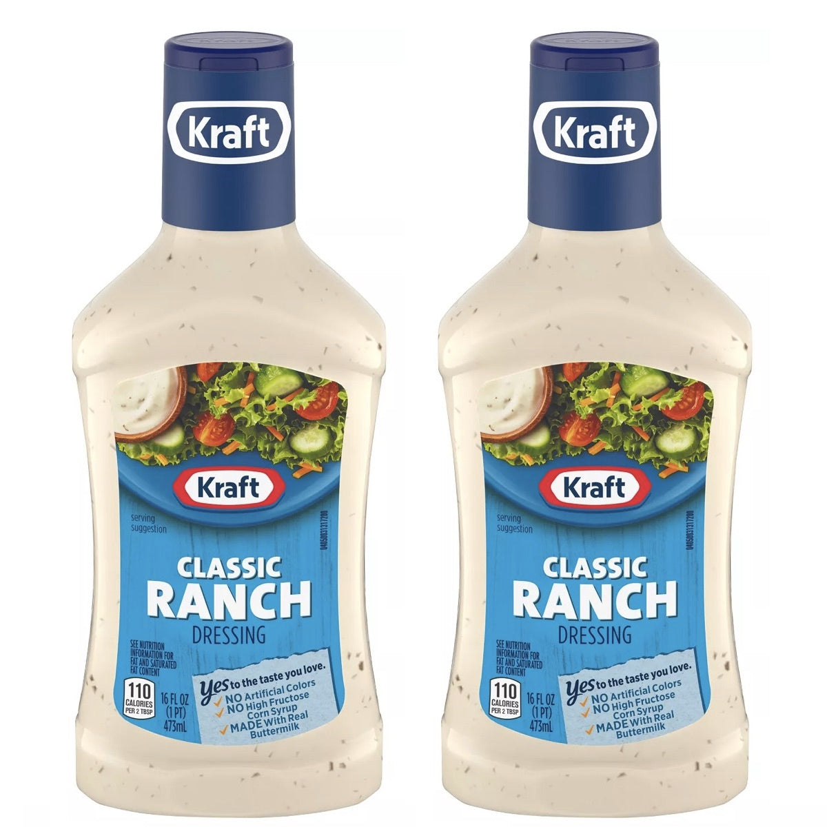 【2本セット】Kraft Classic Ranch Salad Dressing ,16floz / クラフト クラシック ランチ サラダドレッシング 473ml 1
