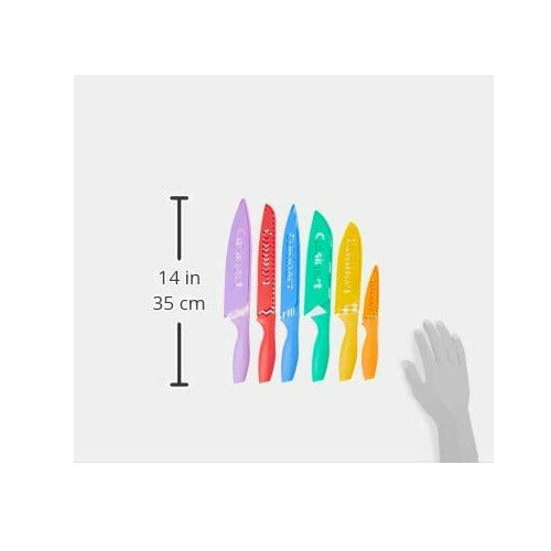 クイジナート Cuisinart  包丁12点セット C55-12PR1 ナイフセット カラフル おしゃれ キッチン 調理器具 12 Piece Printed Color Knife Set 8