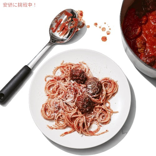 オクソー ステンレススチール 穴あきクッキングスプーン OXO 調理スプーン 穴あきおたま レードル 7