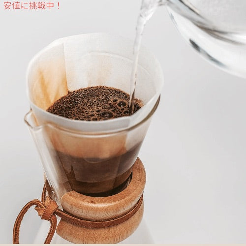 Chemex（ケメックス）ボンデッドフィルター アンフォールド クラシック ハーフムーン型 100枚入り コーヒーフィルター FP-2 Bonded Filter - Half Moon 6