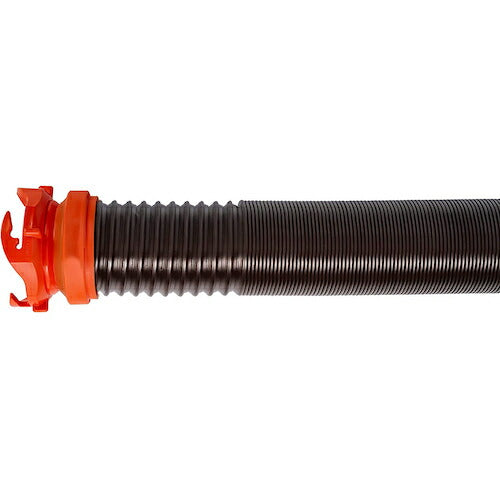 Camco RhinoFLEX 15フィート RV下水道ホースキット スイベル継手と半透明エルボー付き 4イン1ダンプステーション継手付き 収納キャップ付き 3
