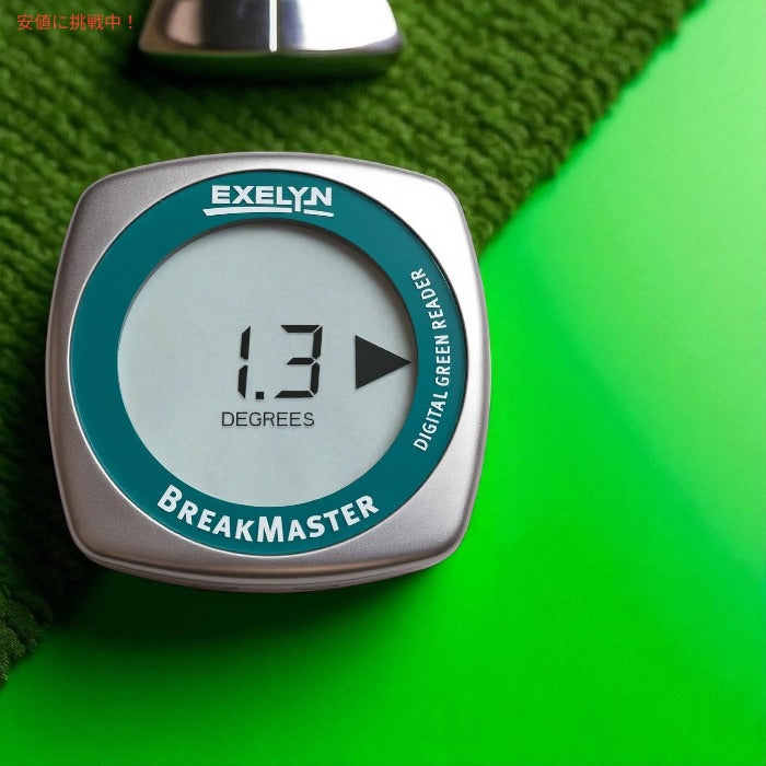 ブレイクマスター BREAK MASTER ゴルフ デジタルグリーンリーダー  デジタル傾斜計 パッティングライン計測器 LCD表示 Digital Golf Putting Green Reader 2