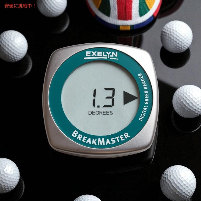 ブレイクマスター BREAK MASTER ゴルフ デジタルグリーンリーダー  デジタル傾斜計 パッティングライン計測器 LCD表示 Digital Golf Putting Green Reader 3
