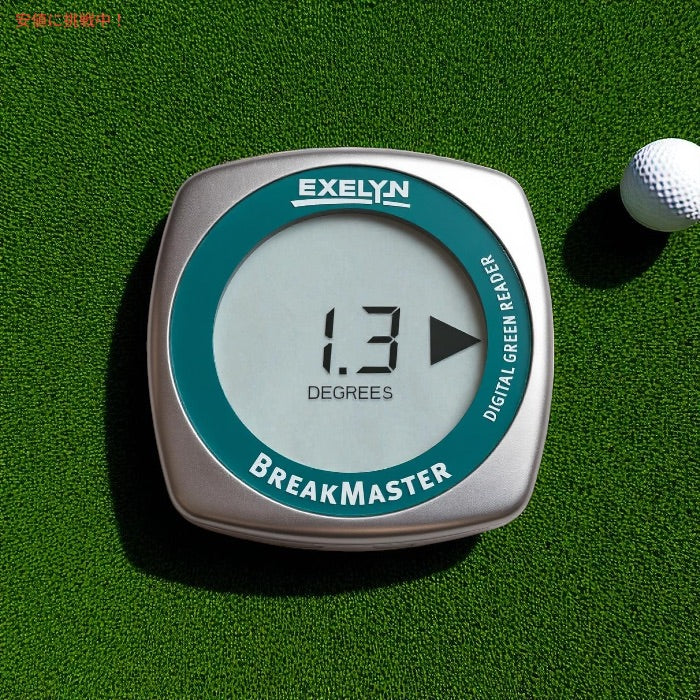 ブレイクマスター BREAK MASTER ゴルフ デジタルグリーンリーダー  デジタル傾斜計 パッティングライン計測器 LCD表示 Digital Golf Putting Green Reader 4