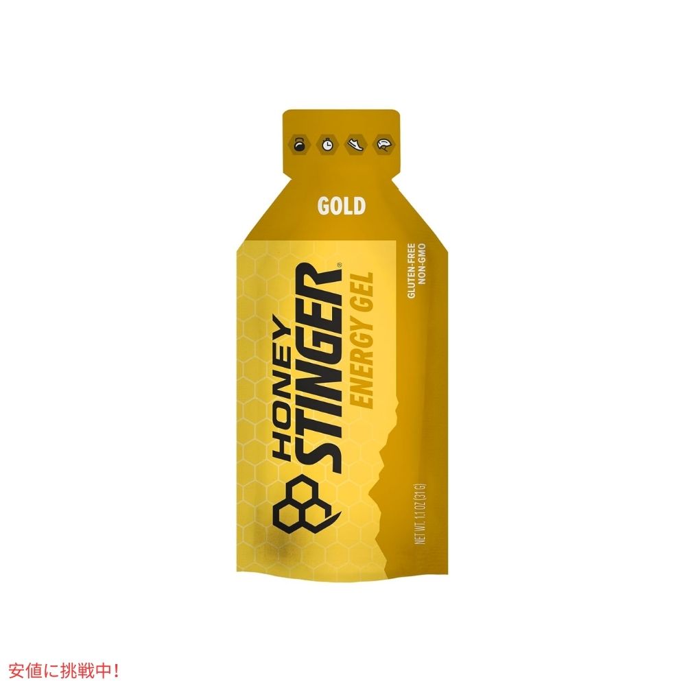 ハニースティンガー エナジージェル ゴールド 26.4オンス/24パック Honey Stinger Energy Gel Gold 26.4oz/24 Pack 2
