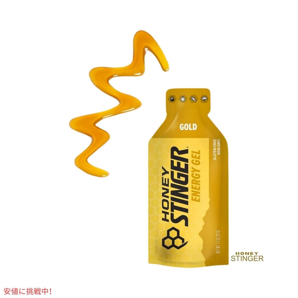 ハニースティンガー エナジージェル ゴールド 26.4オンス/24パック Honey Stinger Energy Gel Gold 26.4oz/24 Pack 5