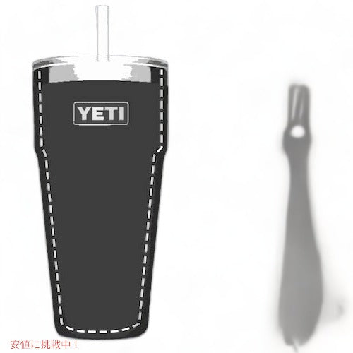 ＜限定カラー＞YETI Rambler 26oz Stackable With Straw Cup Camp Green / イエティ ランブラー 769ml カップ ストロー付 8
