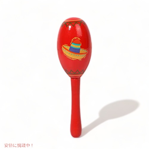 フィエスタ タコパーティー用ミニ木製マラカス9本 6
