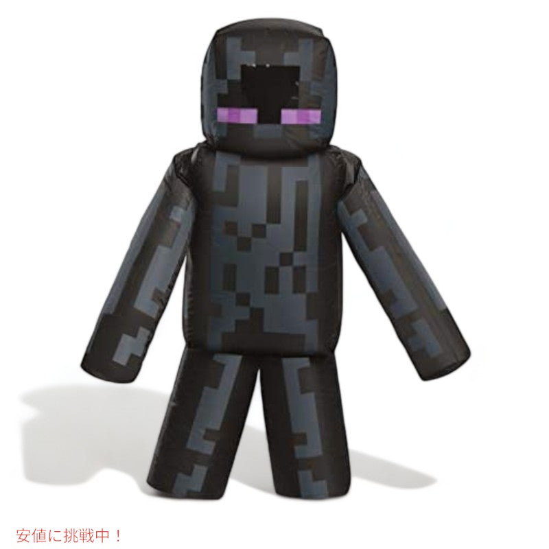 キッズマインクラフトインフレータブルエンダーマンコスチューム 1