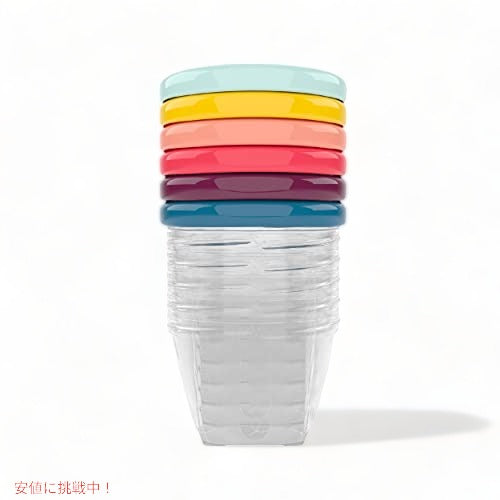 Babymoov Leak Proof Storage Bowls |ふた付きのBPAフリー容器 6ozｘ6個 1