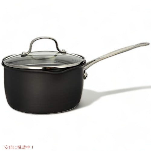クイジナート 蓋付き片手鍋 Cuisinart 619-18P シェフクラシックハードアルマイト アメリカーナがお届け! 1