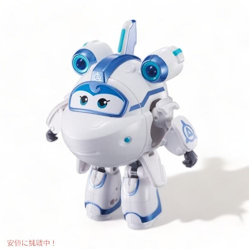 Super Wings 5インチ 変形するスーパーチャージャー アストラ 飛行機からロボットへ 1