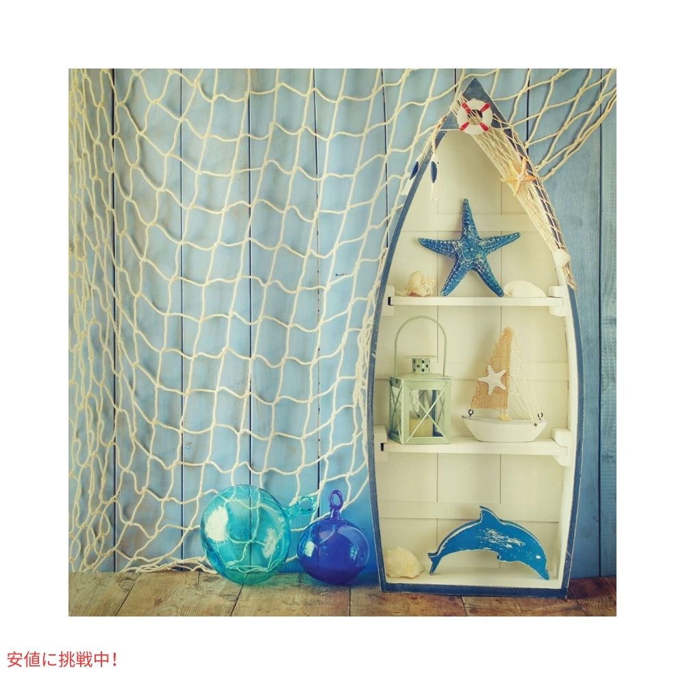 4E'sノベルティ ナチュラルコットン デコレーション フィッシュネット 3パック パーティ 4E's Novelty Natural Cotton Fishnet Decor 3 Pack 4