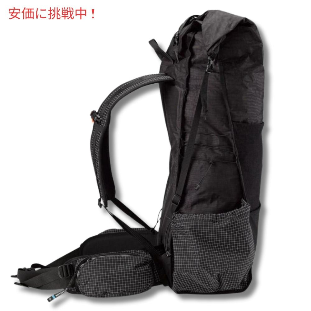 Hyperlite Mountain Gear ハイパーライトマウンテンギア ウルトラライトハイキング 登山リュック バックパック UNBOUND 40 Black Small 2