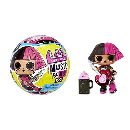 L.O.L Surprise LOL サプライズ  Remix Rock Dolls Lil Sisters 楽器を含む7つのサプライズ付き 1