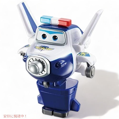 Super Wings 2インチ Transform-A-Robots 4パック ジェット、ポール、ミラ、グランドアルバート 6