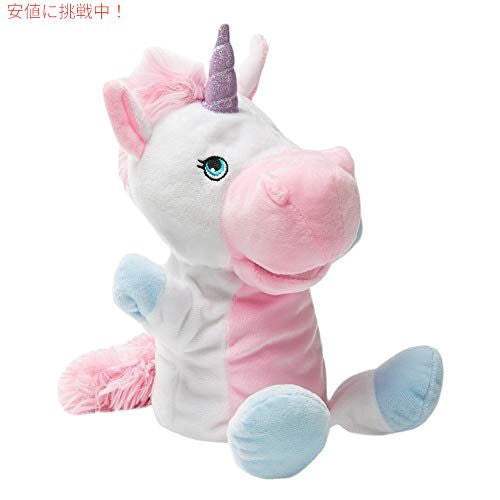 Silly Puppets HollyHOME ユニコーン ぬいぐるみ ハンドパペット マジカルフレンズ 面白いストーリータイムギフト 子供と大人用 14インチ ピンク 4