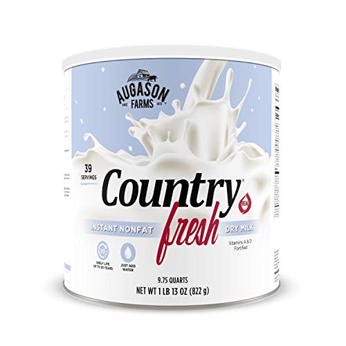 Augason Farms 5-90620 カントリーフレッシュ 100% インスタントドライミルク, 1 lb, 13 oz. 1