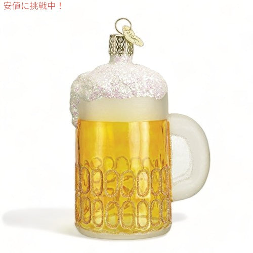 Old World Christmas Craft Beer Collection ガラス吹きオーナメント クリスマスツリー用 マグカップ 1