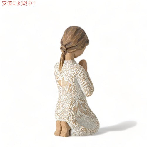 Willow Treeの平和の祈り、彫刻されたハンドペイントのフィギュア 3