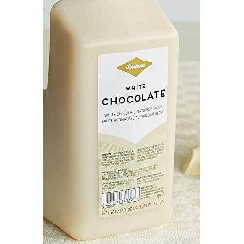 Fontana White Chocolate Mocha Sauce, 63 fl oz フォンタ・ホワイトチョコレートモカソース 1
