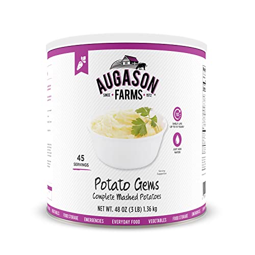 Augason Farms ポテト ジェムズ コンプリート マッシュポテト 3 ポンド No. 10 缶 1